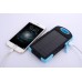 Geocaching & munzee Power Bank (Portable Solar Rechargable USB battery charger 8000mah with 12 LED Torch)